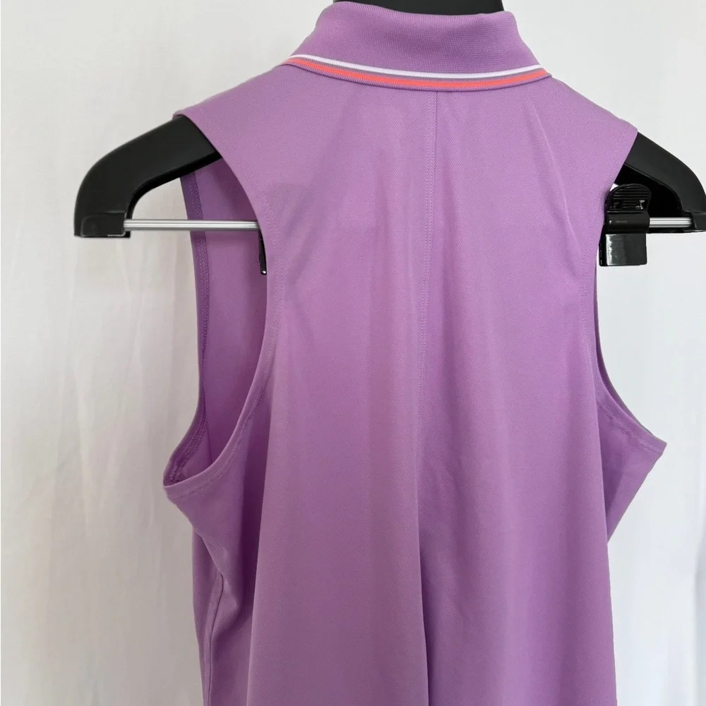 Nike Women's Lavender Sleeveless Polo Tank - Picture 5 of 5